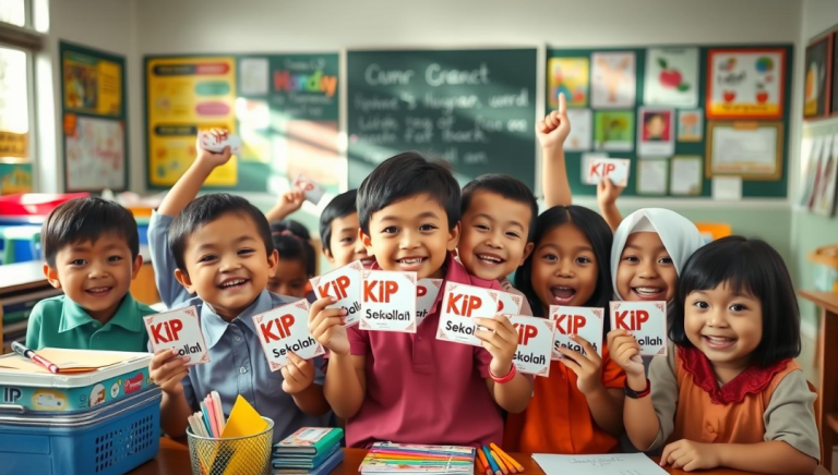 cara anak dapat kip sekolah